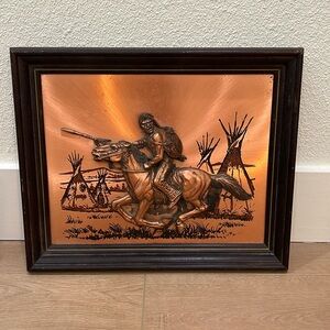 Rare Vintage John Louw Copper 3D Artwork